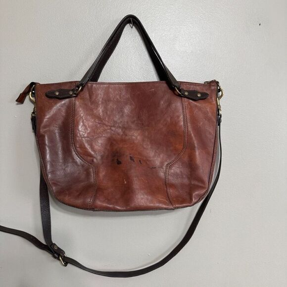 Origins Chiarugi Brown Leather satchel bag - Picture 2 of 11